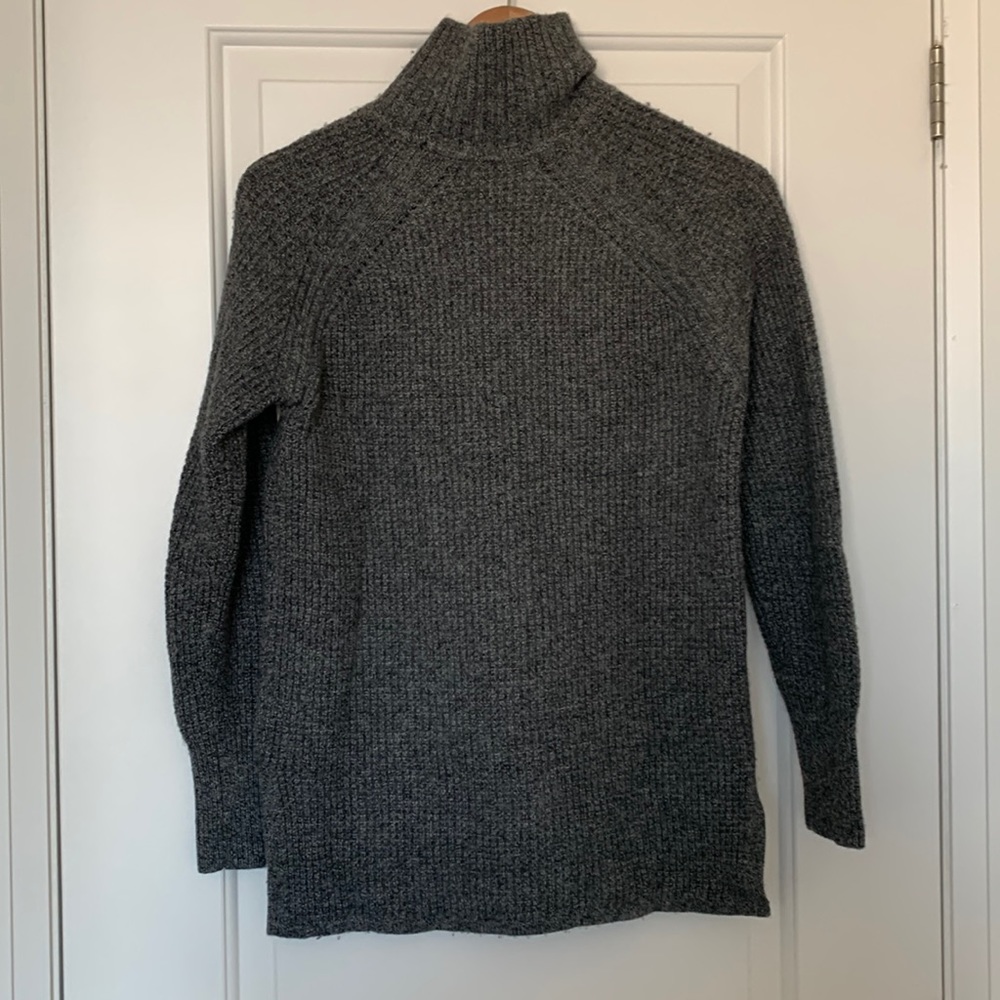 Banana Republic Grey Knit Turtleneck